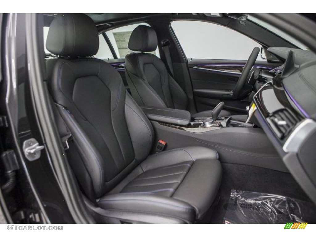2017 5 Series 540i Sedan - Dark Graphite Metallic / Black photo #2
