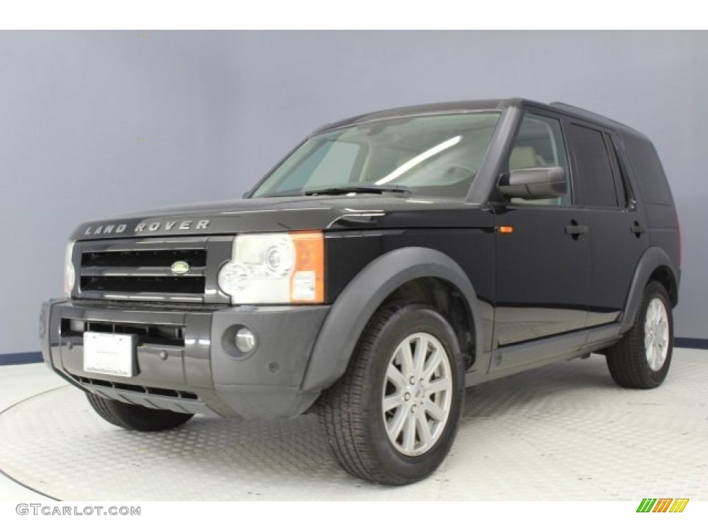 2008 LR3 V8 SE - Java Black Pearlescent / Alpaca Beige photo #3
