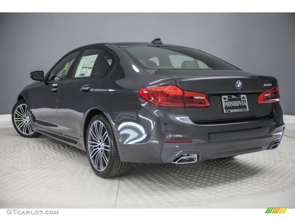2017 5 Series 540i Sedan - Dark Graphite Metallic / Black photo #3