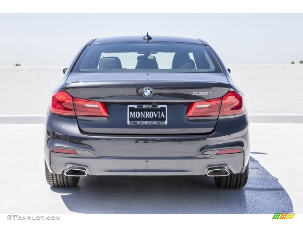 2017 5 Series 530i Sedan - Dark Graphite Metallic / Black photo #4