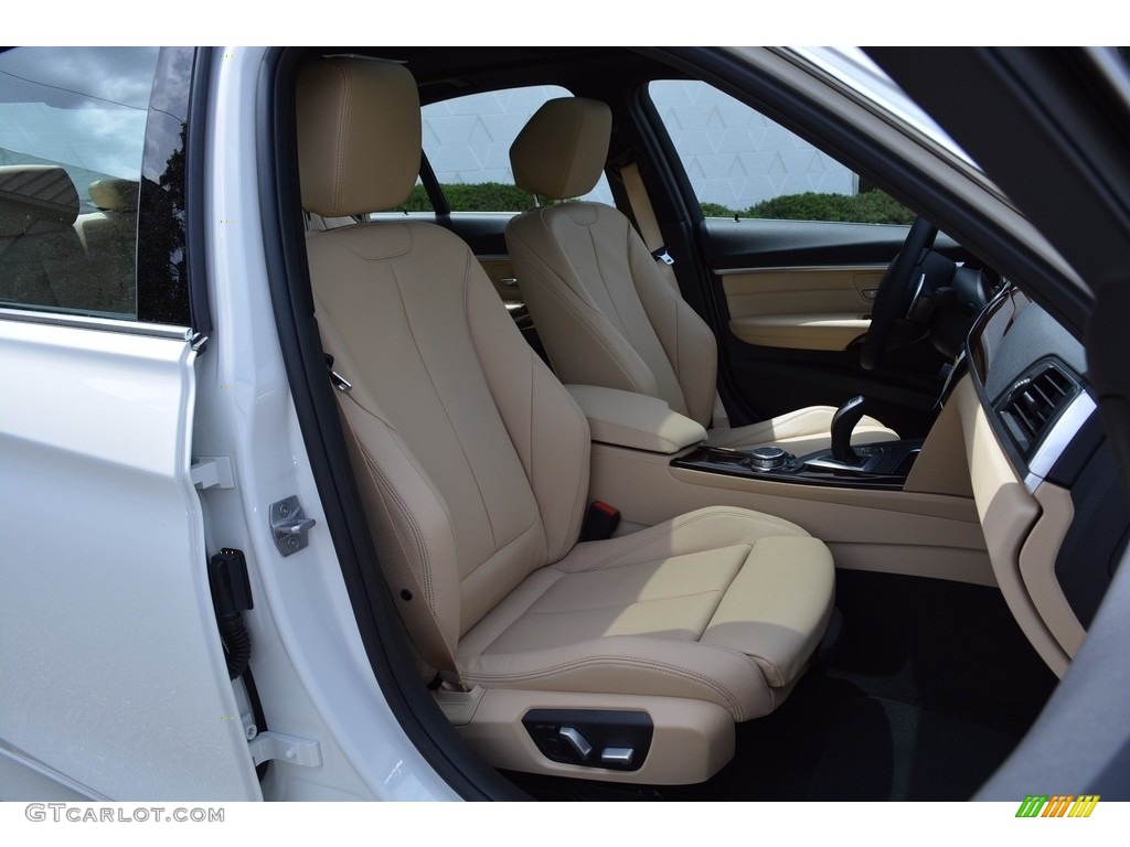 2017 3 Series 330i xDrive Sedan - Alpine White / Venetian Beige/Black photo #29
