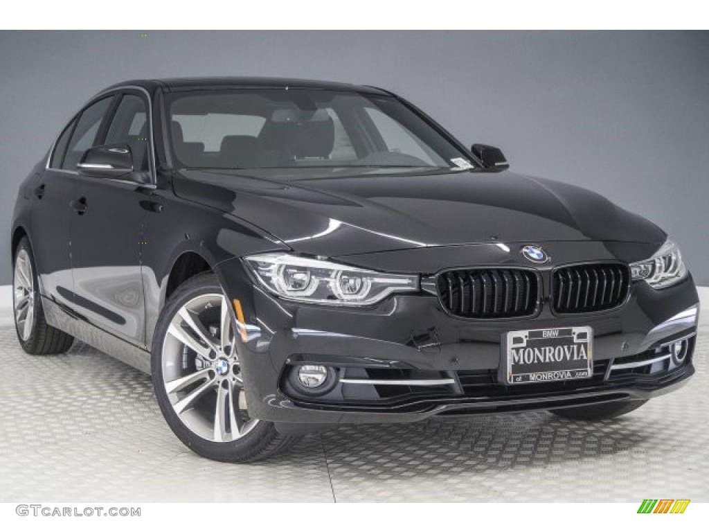 2017 3 Series 330i Sedan - Jet Black / Black photo #11