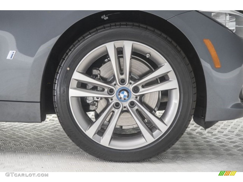 2017 3 Series 330e iPerfomance Sedan - Mineral Grey Metallic / Black photo #9