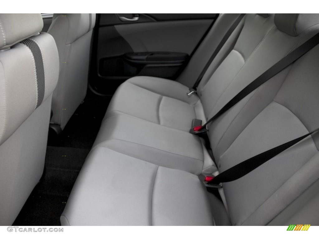 2017 Civic LX Sedan - Modern Steel Metallic / Gray photo #11