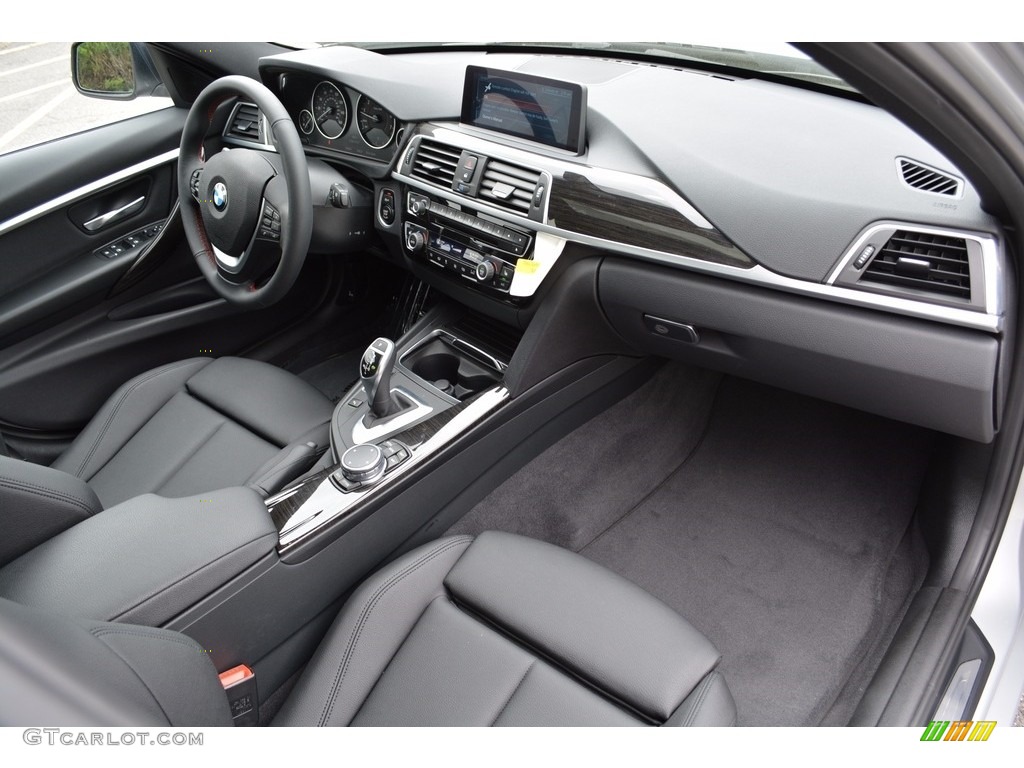 2017 3 Series 330i xDrive Sedan - Glacier Silver Metallic / Black photo #27