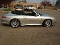 Arctic Silver Metallic - 911 Carrera 4 Cabriolet Photo No. 5