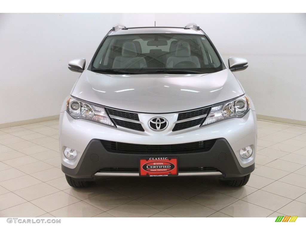 2014 RAV4 XLE AWD - Classic Silver Metallic / Ash photo #2