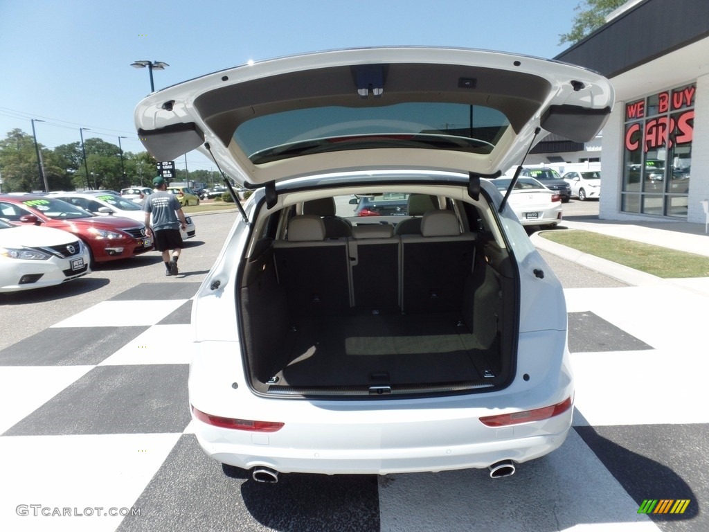 2016 Q5 2.0 TFSI Premium Plus quattro - Glacier White Metallic / Pistachio Beige photo #5