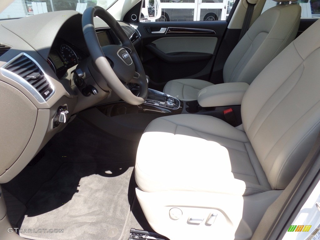 2016 Q5 2.0 TFSI Premium Plus quattro - Glacier White Metallic / Pistachio Beige photo #10