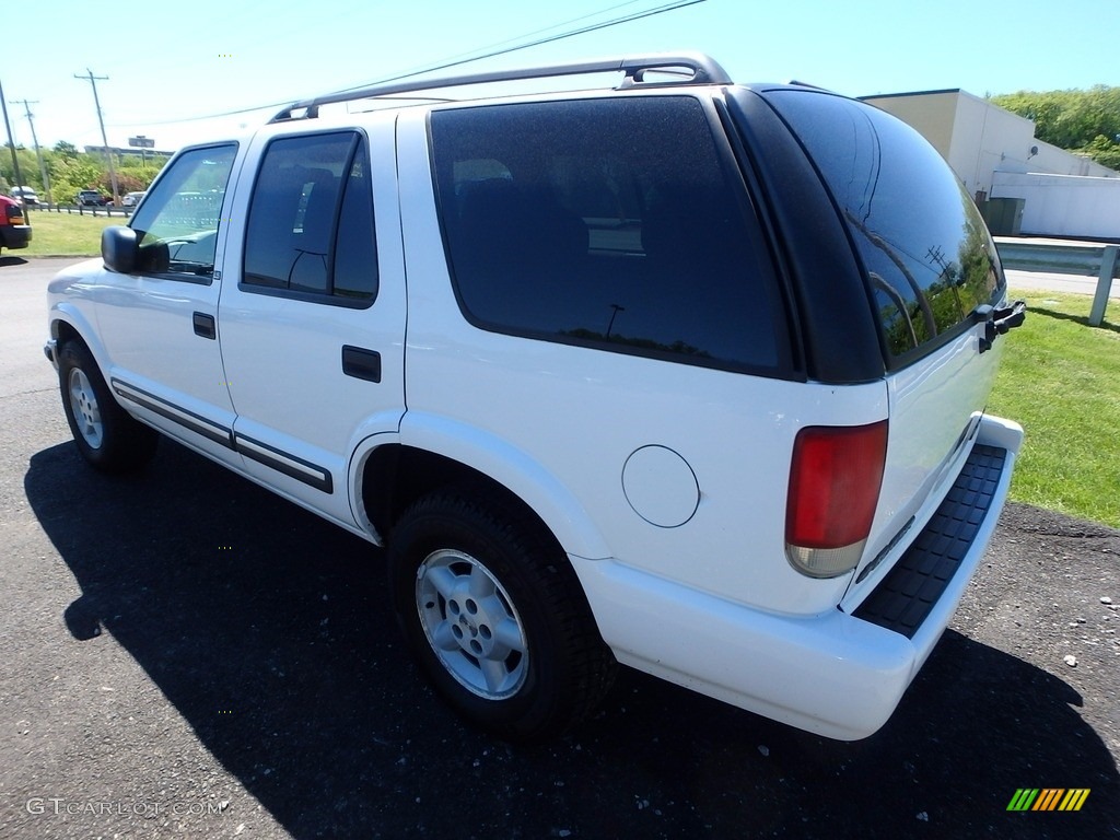 2000 Blazer LS 4x4 - Summit White / Beige photo #2