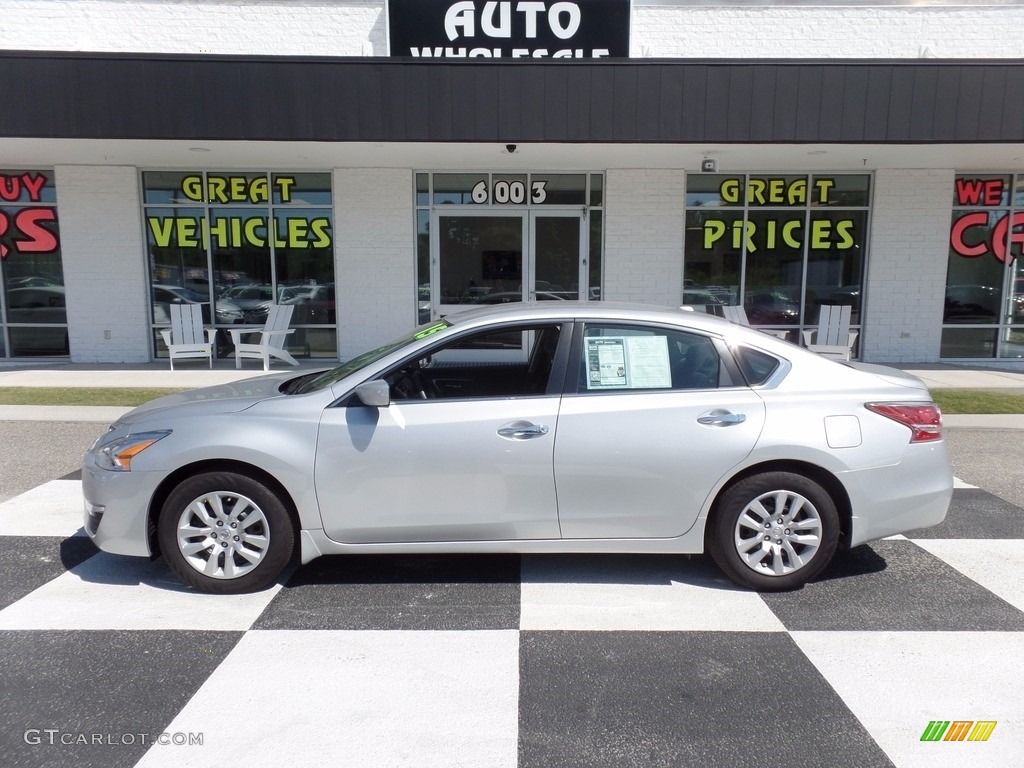 2015 Altima 2.5 S - Brilliant Silver / Charcoal photo #1