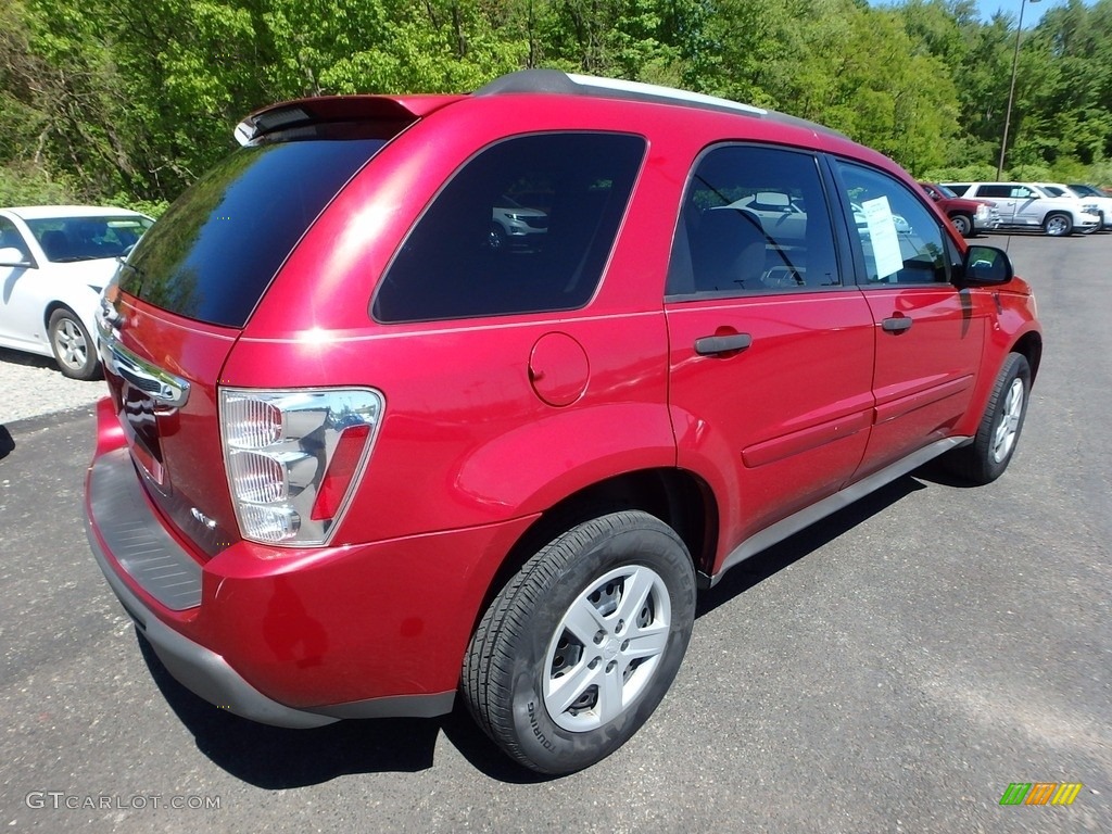 2005 Equinox LS AWD - Salsa Red Metallic / Light Gray photo #4