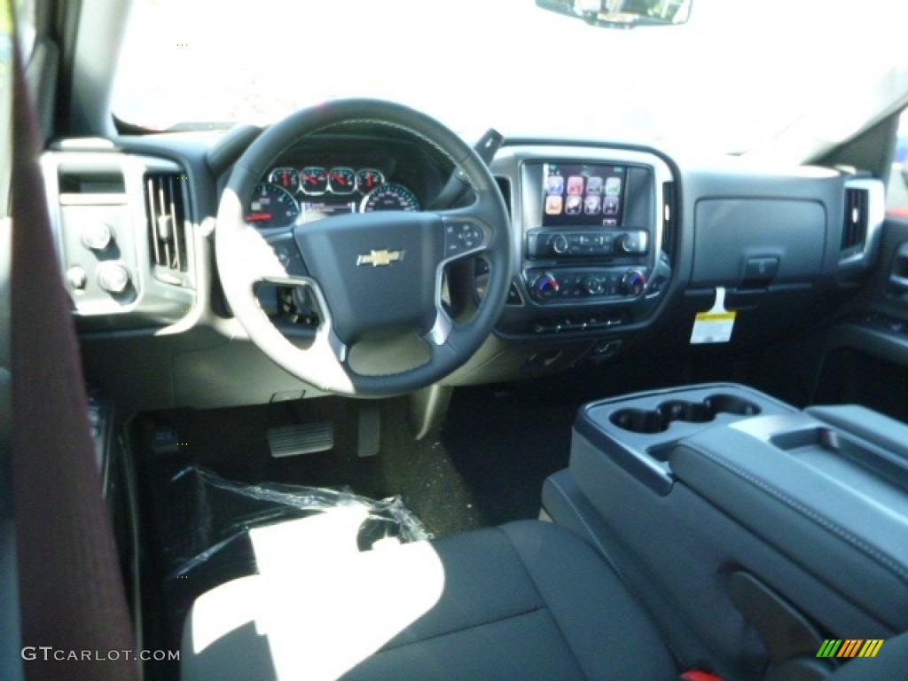 2017 Silverado 1500 LT Double Cab 4x4 - Deep Ocean Blue Metallic / Jet Black photo #13