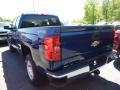 2017 Deep Ocean Blue Metallic Chevrolet Silverado 1500 LT Double Cab 4x4  photo #2