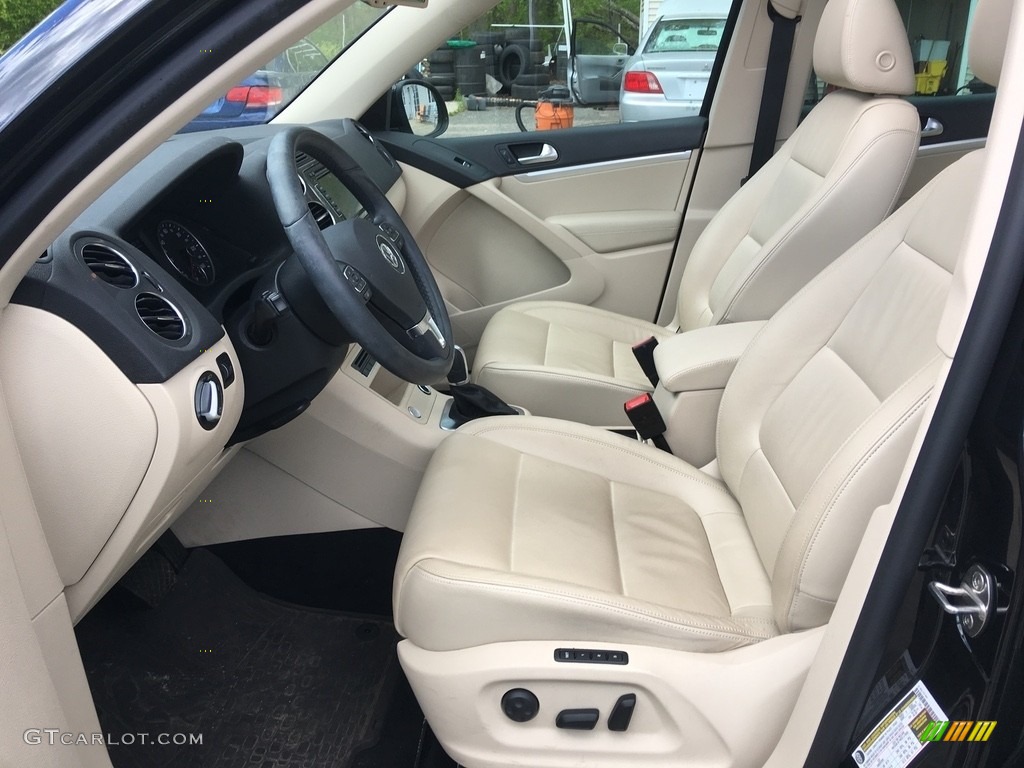 2012 Tiguan SEL - Deep Black Metallic / Beige photo #15