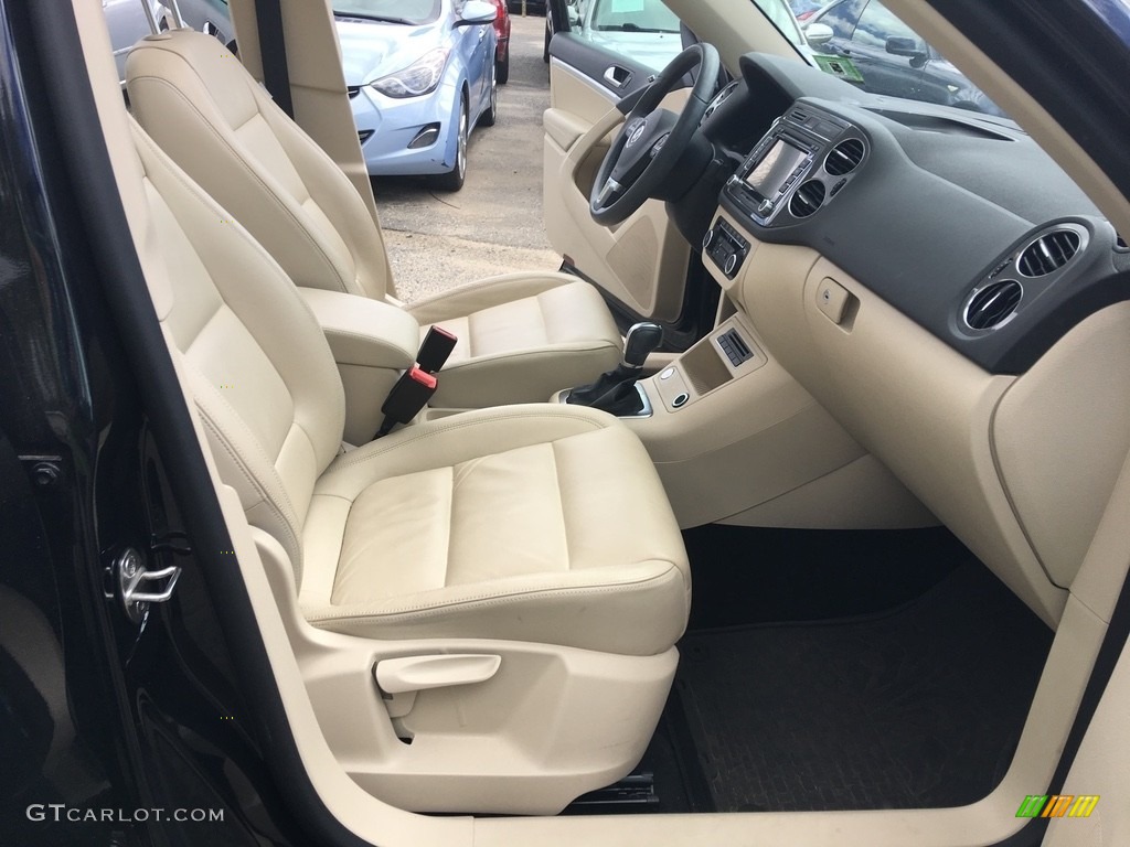2012 Tiguan SEL - Deep Black Metallic / Beige photo #18