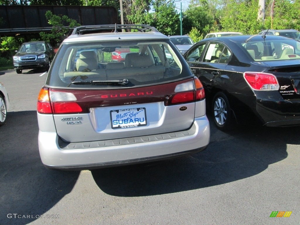 2004 Outback 3.0 L.L.Bean Edition Wagon - Silver Stone Metallic / Beige photo #4