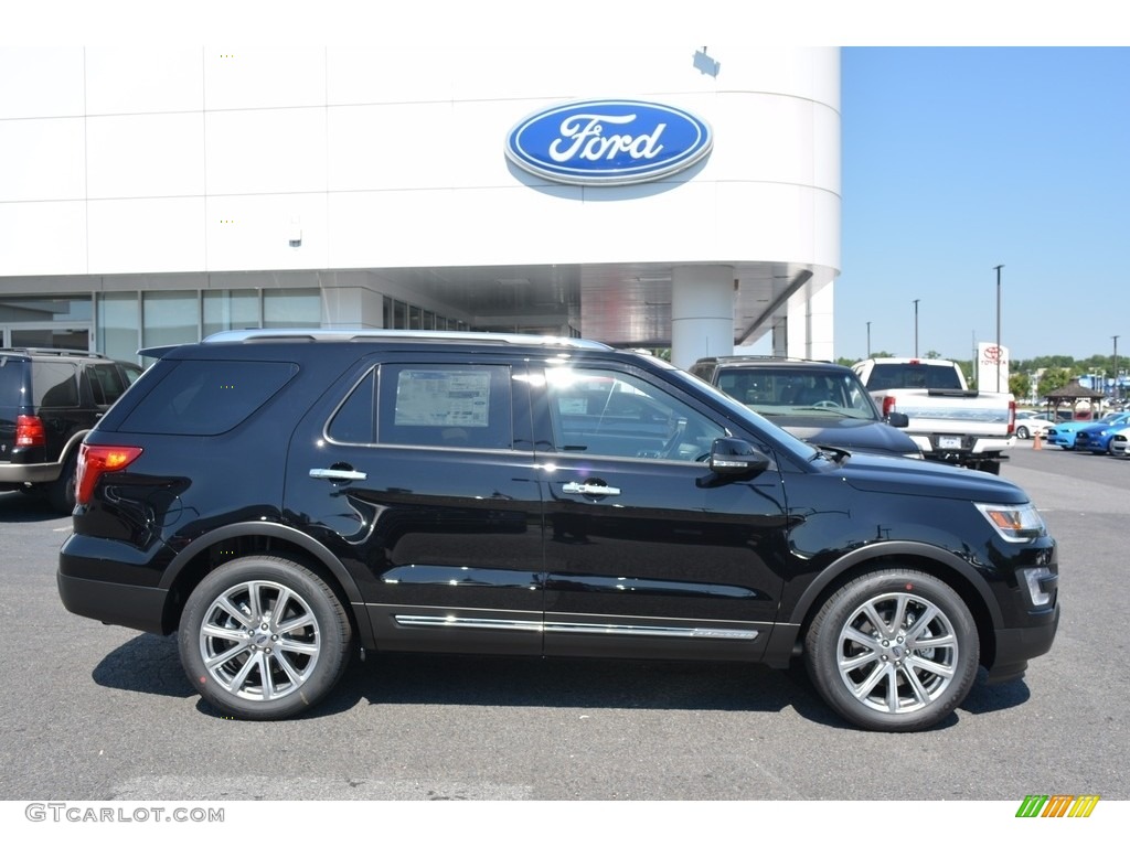 2017 Explorer Limited - Shadow Black / Medium Light Camel photo #2
