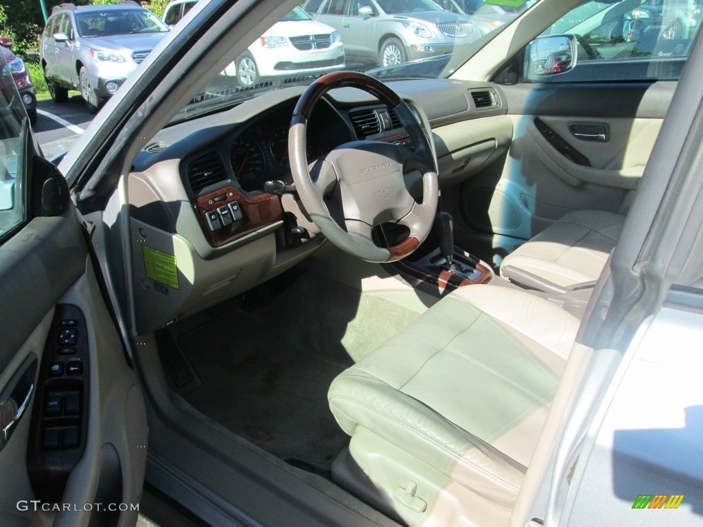 2004 Outback 3.0 L.L.Bean Edition Wagon - Silver Stone Metallic / Beige photo #7