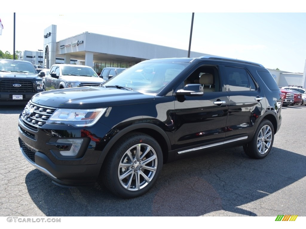 2017 Explorer Limited - Shadow Black / Medium Light Camel photo #3