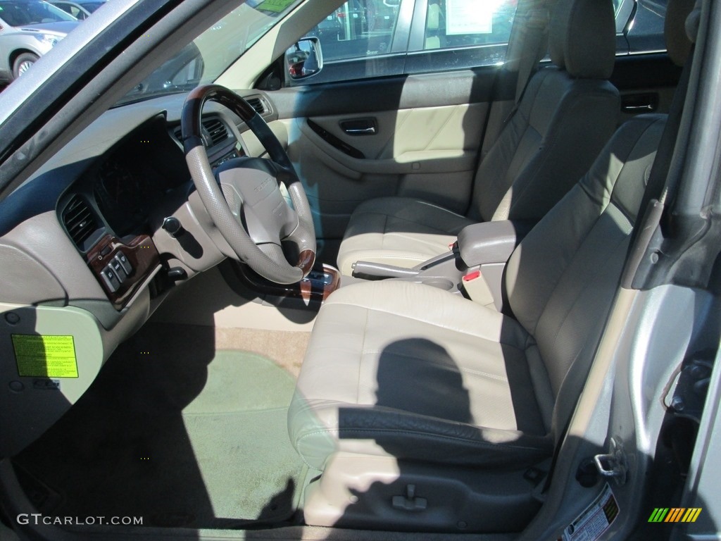 2004 Outback 3.0 L.L.Bean Edition Wagon - Silver Stone Metallic / Beige photo #8