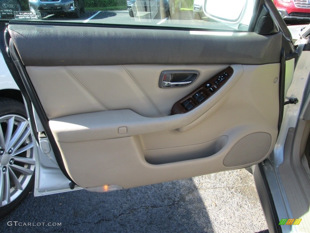 2004 Outback 3.0 L.L.Bean Edition Wagon - Silver Stone Metallic / Beige photo #9