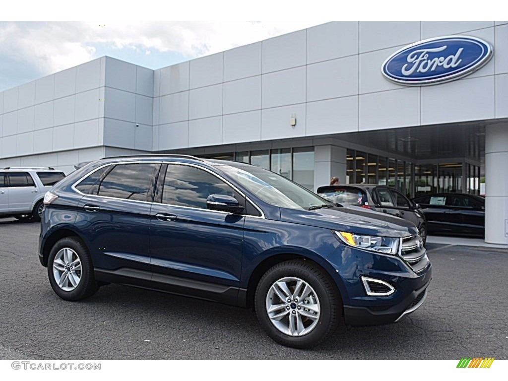 Blue Jeans Metallic 2017 Ford Edge SEL Exterior Photo #120480854