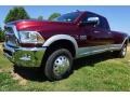 Delmonico Red Pearl - 3500 Laramie Crew Cab 4x4 Dual Rear Wheel Photo No. 1