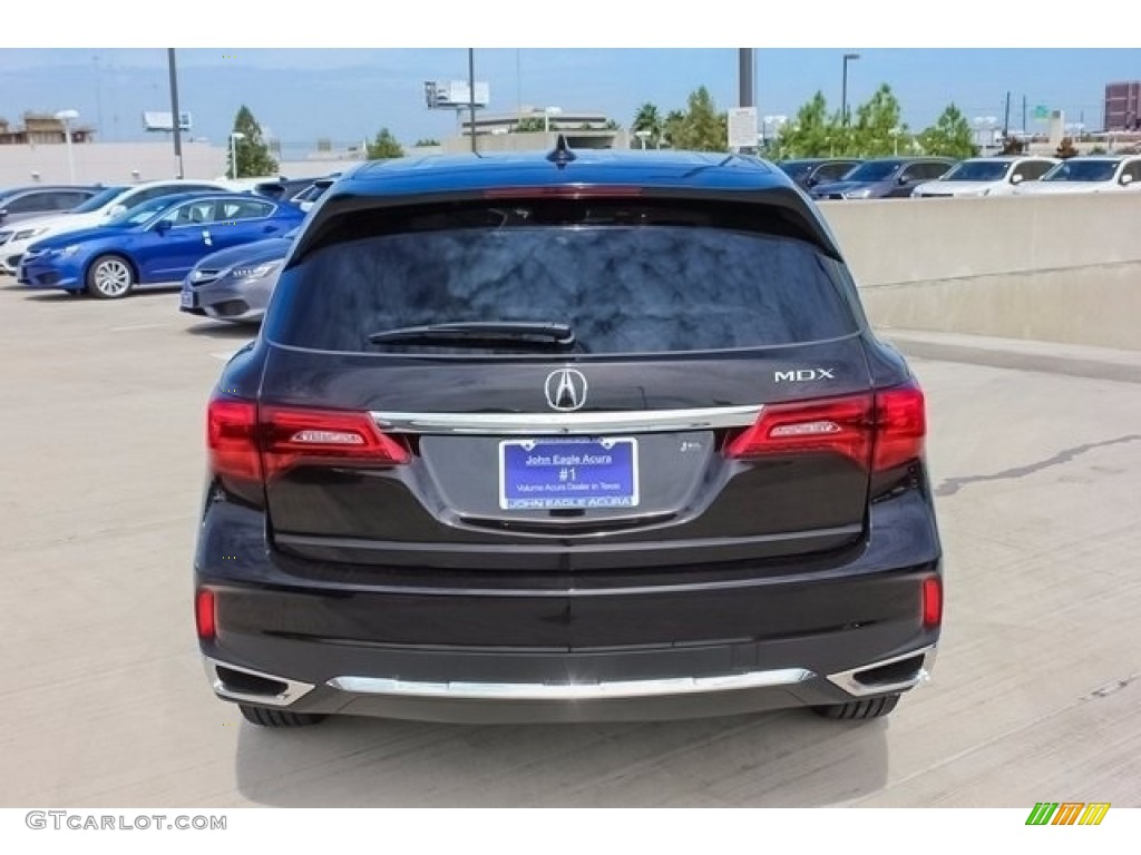 2017 MDX Technology - Crystal Black Pearl / Parchment photo #6
