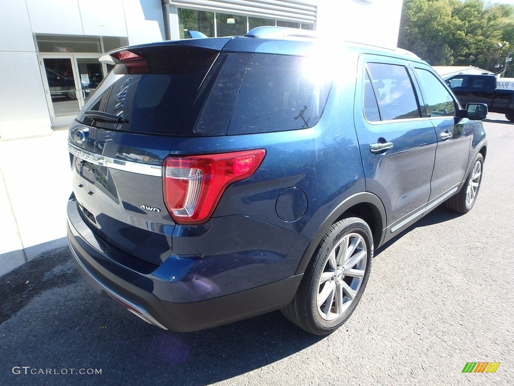 2017 Explorer Limited 4WD - Blue Jeans / Ebony Black photo #2