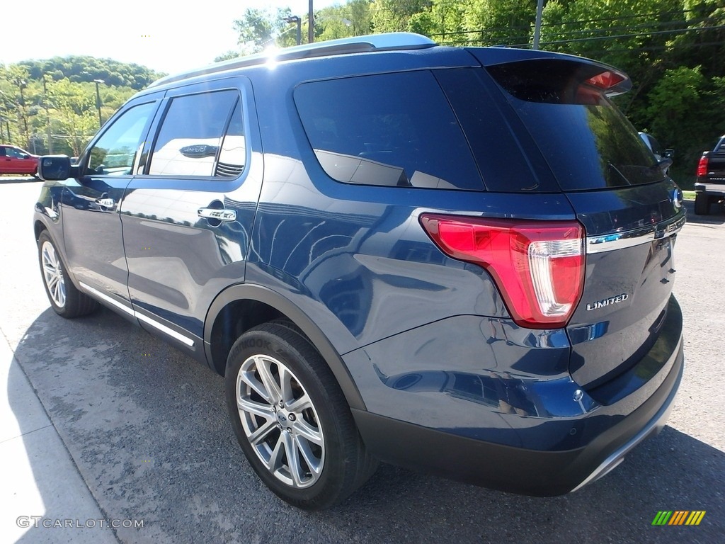 2017 Explorer Limited 4WD - Blue Jeans / Ebony Black photo #5