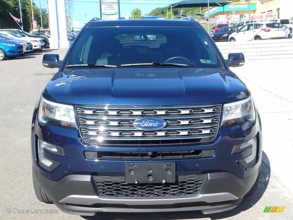 2017 Explorer Limited 4WD - Blue Jeans / Ebony Black photo #8