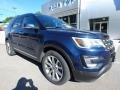2017 Blue Jeans Ford Explorer Limited 4WD  photo #9