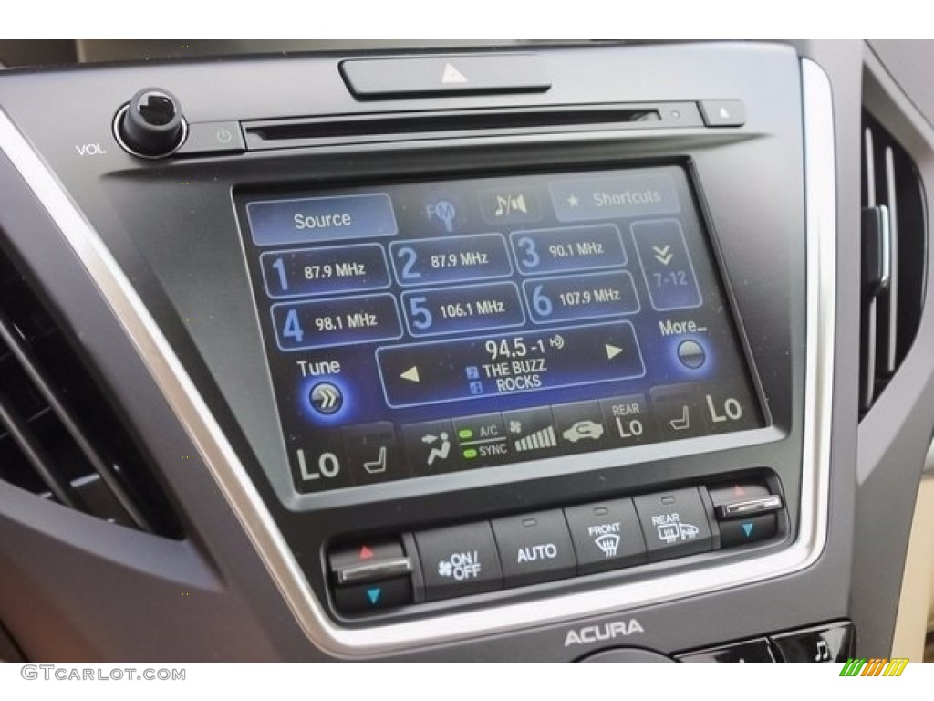 2017 MDX Technology - Crystal Black Pearl / Parchment photo #37