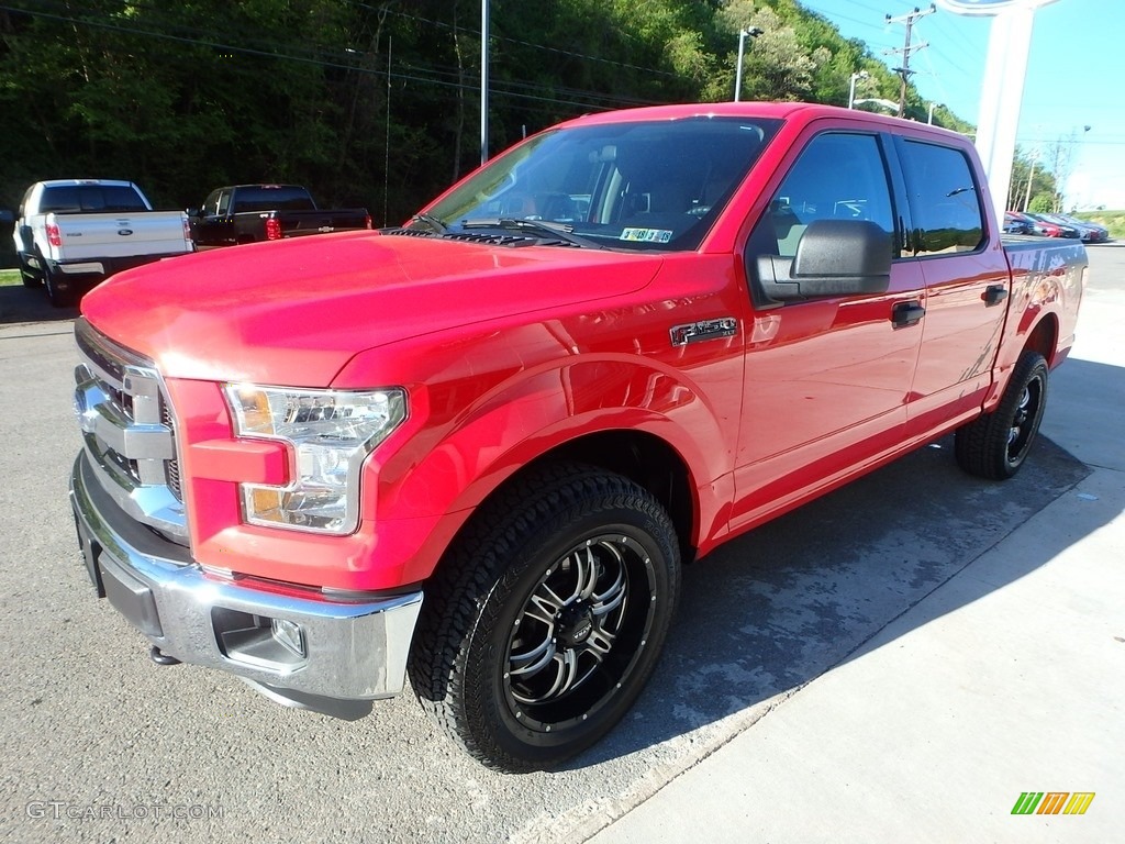 Race Red 2016 Ford F150 XLT SuperCrew 4x4 Exterior Photo #120483878
