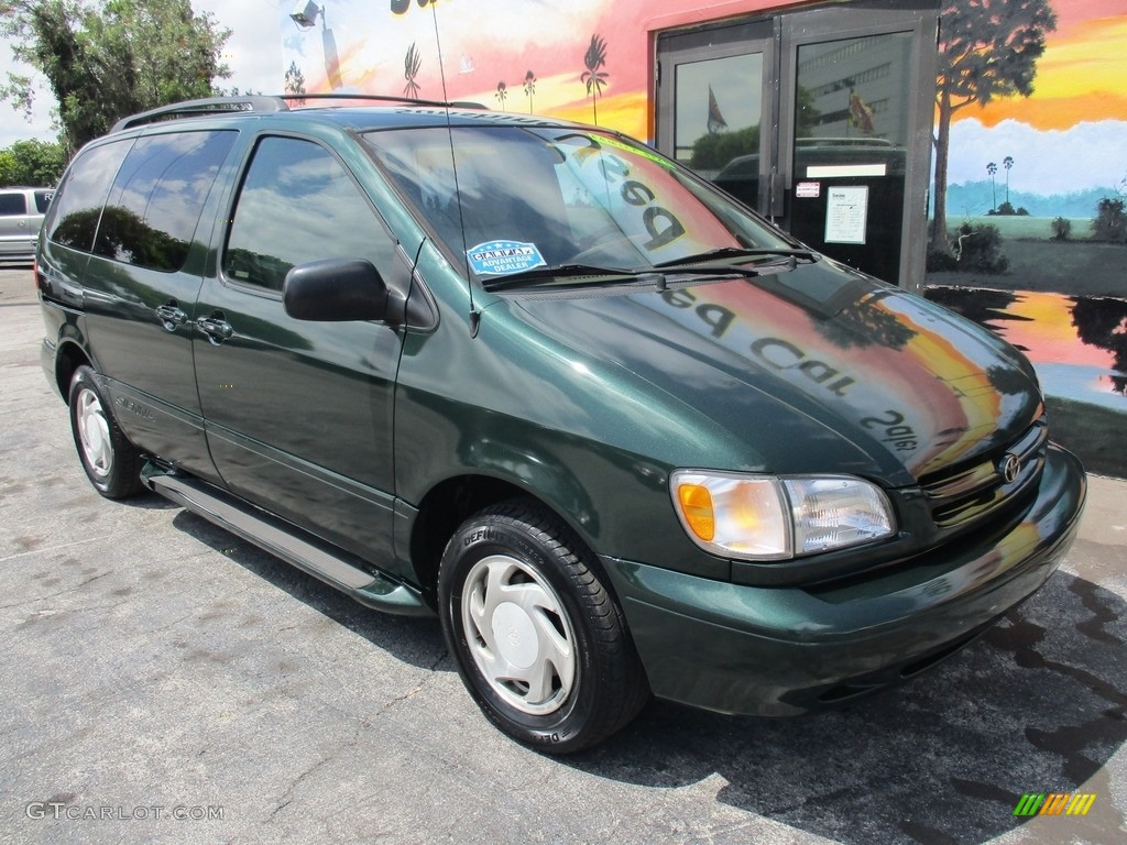 Woodland Pearl Green Metallic 2000 Toyota Sienna XLE Exterior Photo #120486269