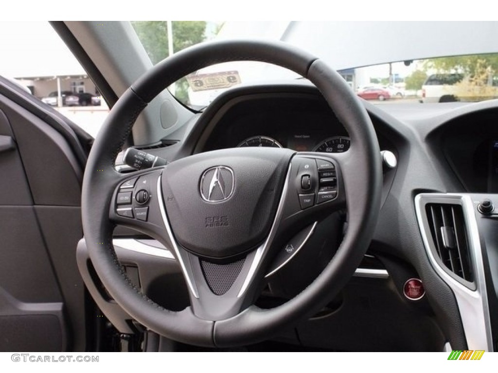 2017 TLX Technology Sedan - Crystal Black Pearl / Ebony photo #28