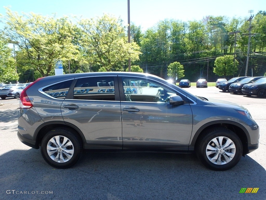 2014 CR-V EX AWD - Polished Metal Metallic / Gray photo #7