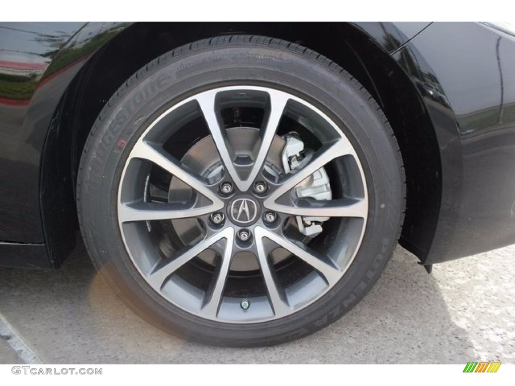 2017 TLX V6 Sedan - Crystal Black Pearl / Ebony photo #11