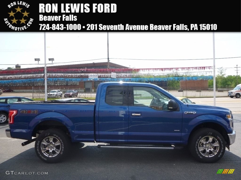 Lightning Blue Ford F150