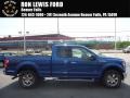 2017 Lightning Blue Ford F150 XLT SuperCab 4x4  photo #1