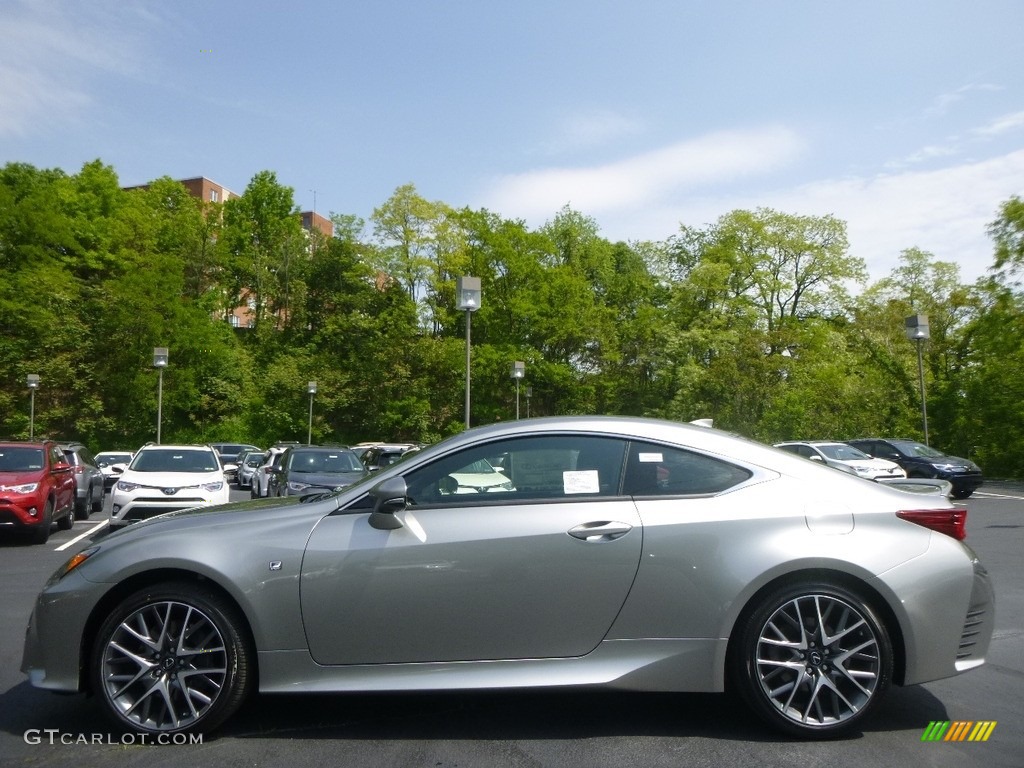 2017 RC 350 F Sport AWD - Silver Lining Metallic / Black photo #3