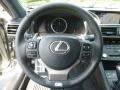 2017 Lexus RC Black Interior Steering Wheel Photo