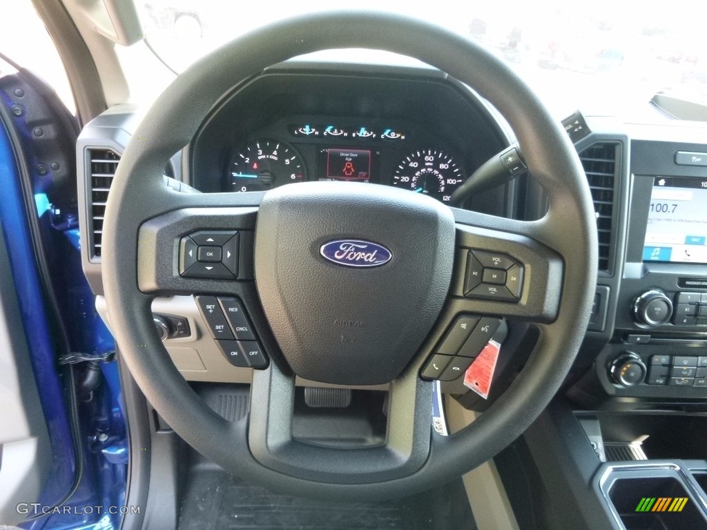 2017 F150 XL SuperCab 4x4 - Lightning Blue / Black photo #15