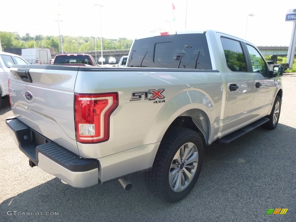 2017 F150 XL SuperCrew 4x4 - Ingot Silver / Black photo #2