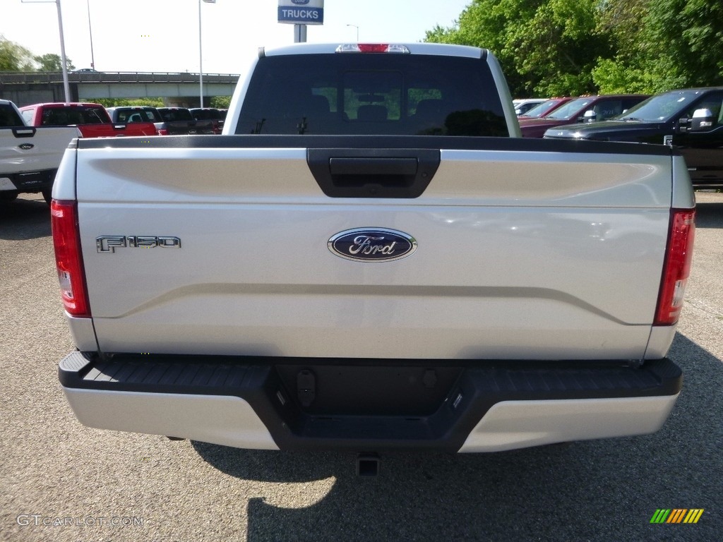 2017 F150 XL SuperCrew 4x4 - Ingot Silver / Black photo #3