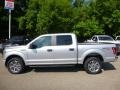 2017 Ingot Silver Ford F150 XL SuperCrew 4x4  photo #5