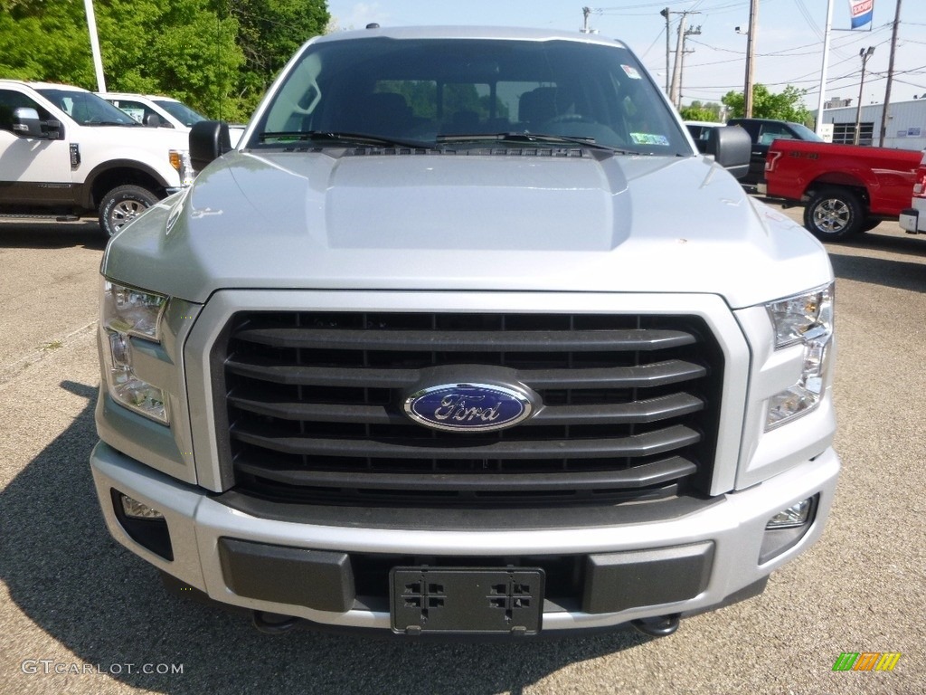 2017 F150 XL SuperCrew 4x4 - Ingot Silver / Black photo #7