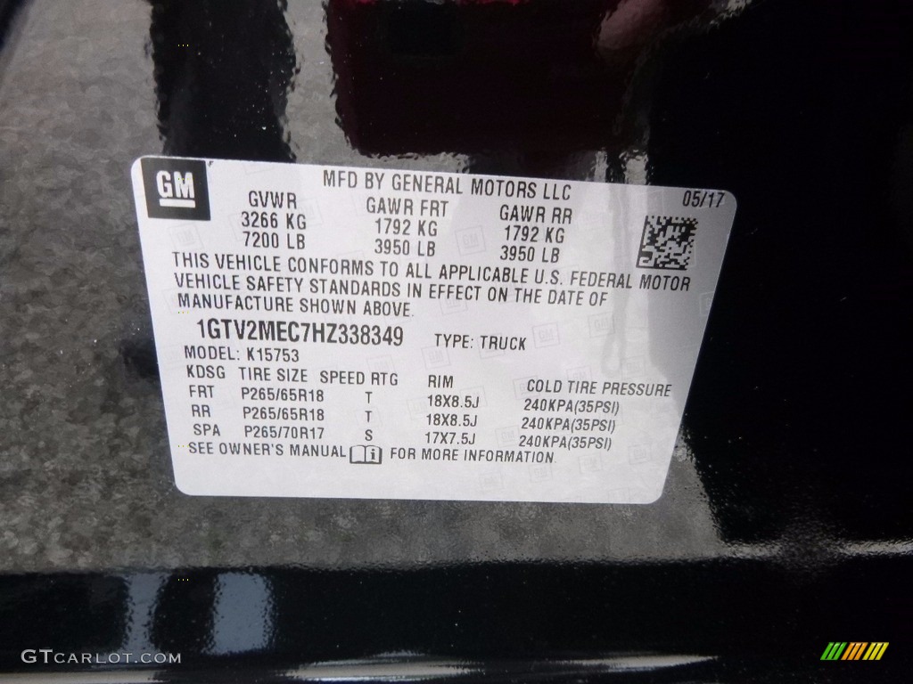 2017 Sierra 1500 SLE Double Cab 4WD - Onyx Black / Jet Black photo #16