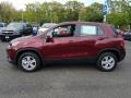 2017 Crimson Metallic Chevrolet Trax LS AWD  photo #3